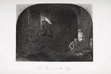 The Birds in the Cage, Illustration from 